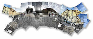 Fotografía, imagen fotográfica, fotografía del Panteón (Panthéon) - Lugar de Panteón (Place du Panthéon)- 75005 París - Ile-de-France - Francia